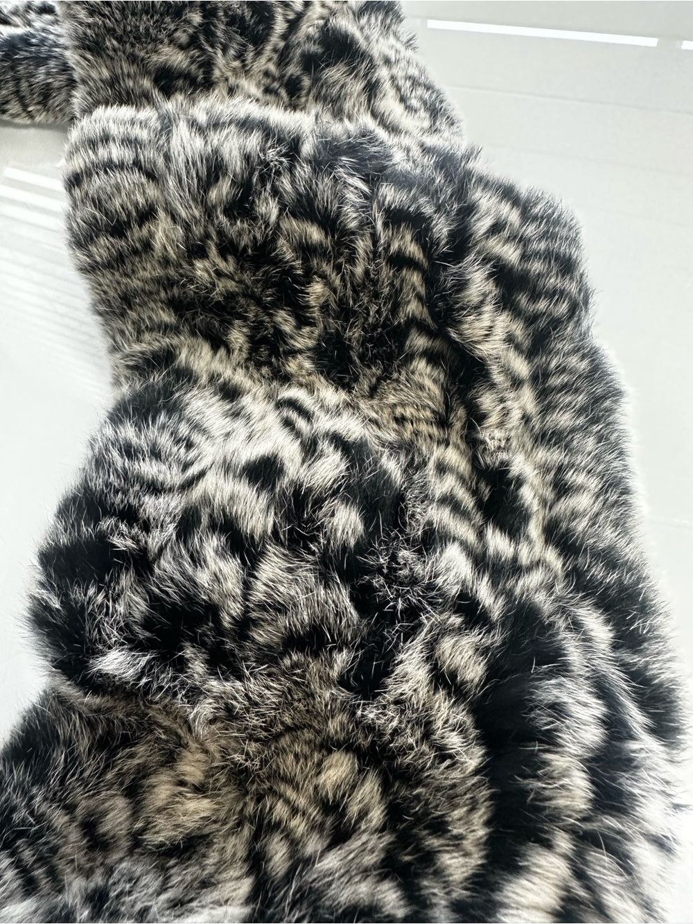 Real Rabbit Fur Infinity Scarf - New - Picture 6 of 6